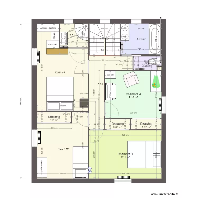 Gabiniere SEH5. Plan de Gabiniere SEH5. Plan de