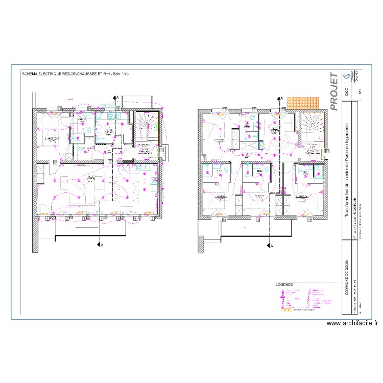 BOUIN. Plan de 0 pièce et 0 m2