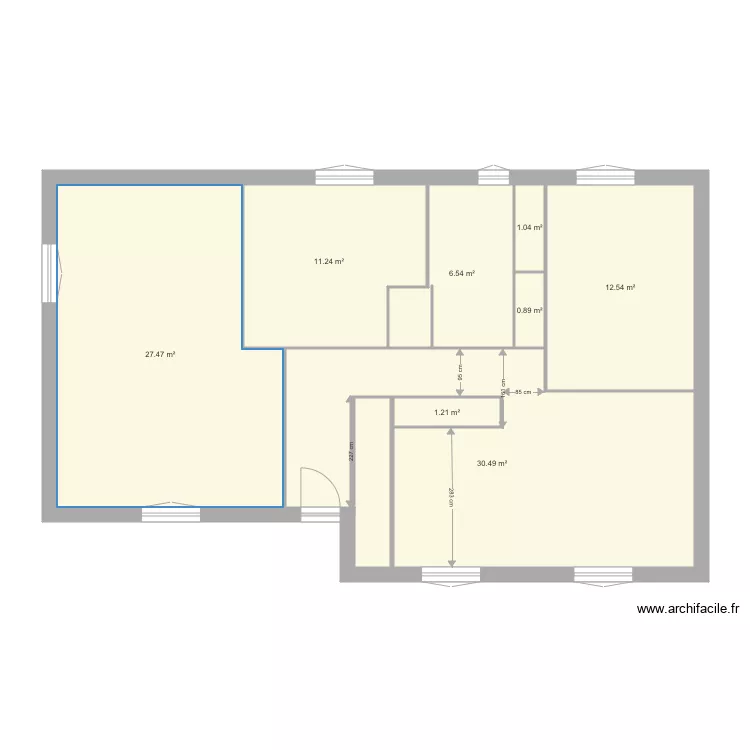 MAISON ESVRES. Plan de 