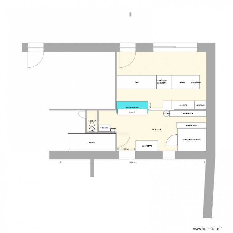 MAGASIN ST PALAIS 45. Plan de 0 pièce et 0 m2