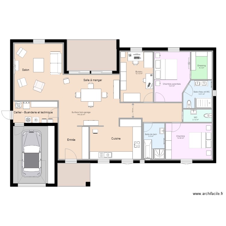 Maison 09 v3. Plan de 0 pièce et 0 m2