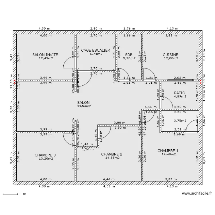 etage n°2. Plan de etage n°2. Plan de