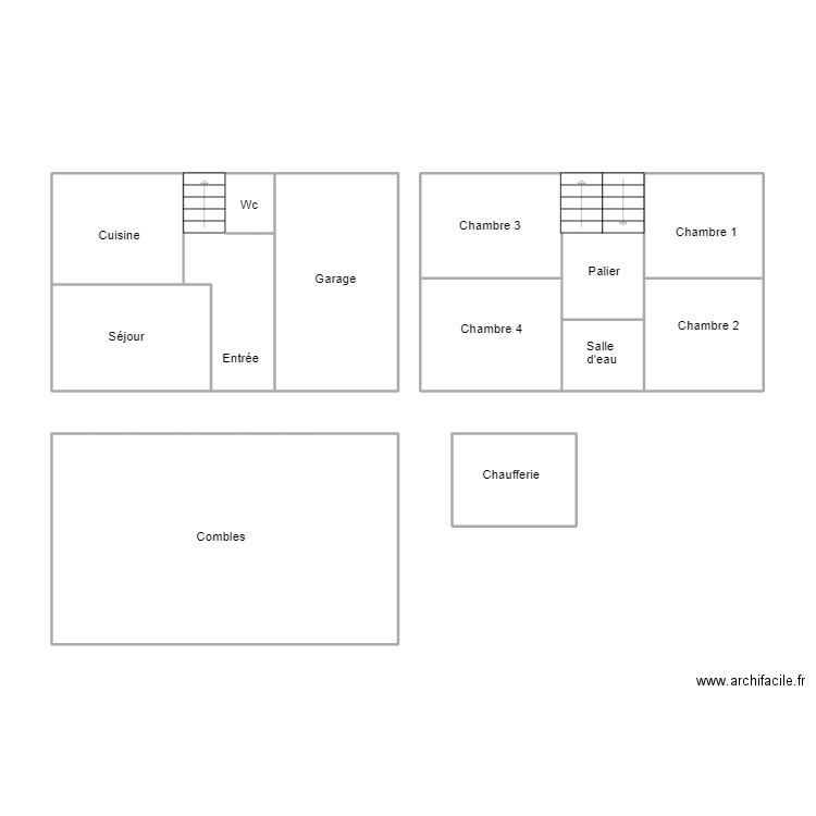 FOUESNANT MERRIEN. Plan de 12 pièces et 86 m2