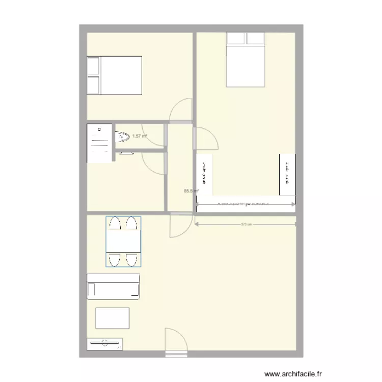 maison. Plan de maison. Plan de