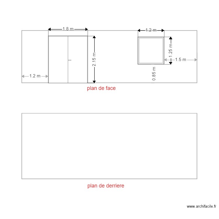 plan garage la teste. Plan de 2 pièces et 43 m2