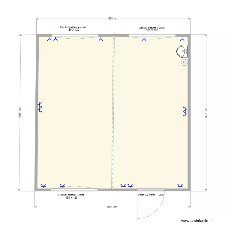 Audika 1. Plan de 