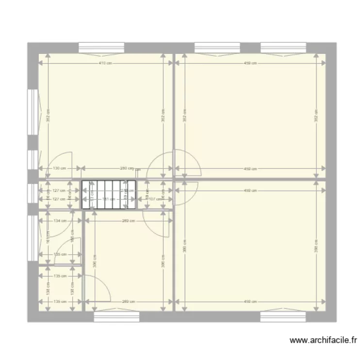 Etage Saint george. Plan de 