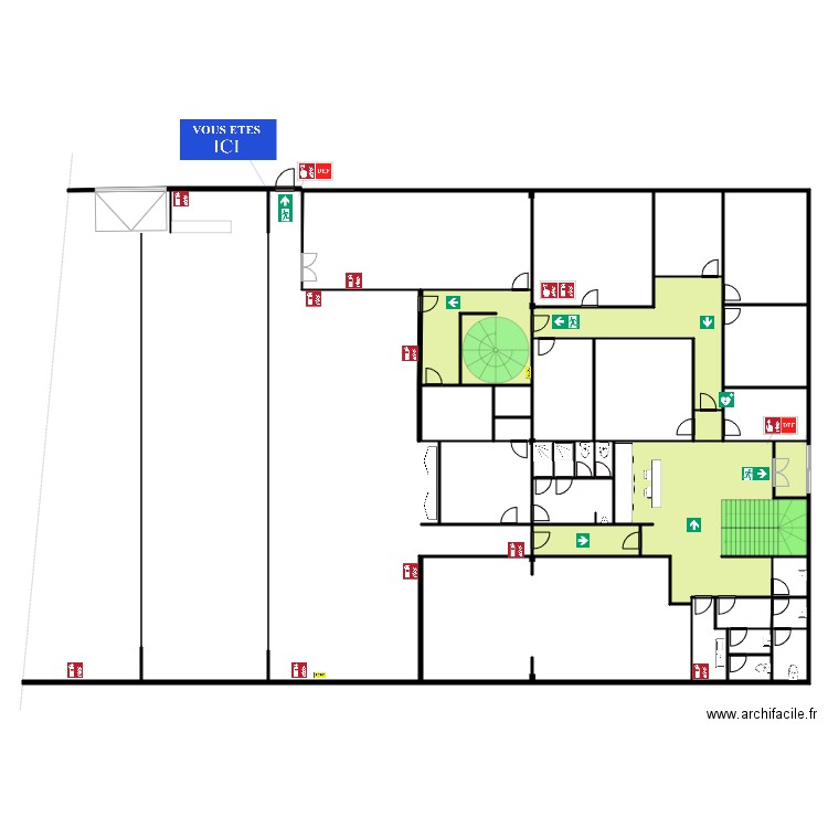 ARAMINE RDC entrepot. Plan de 0 pièce et 0 m2