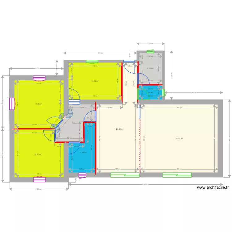 plan gite roger vf 1 cotes. Plan de 