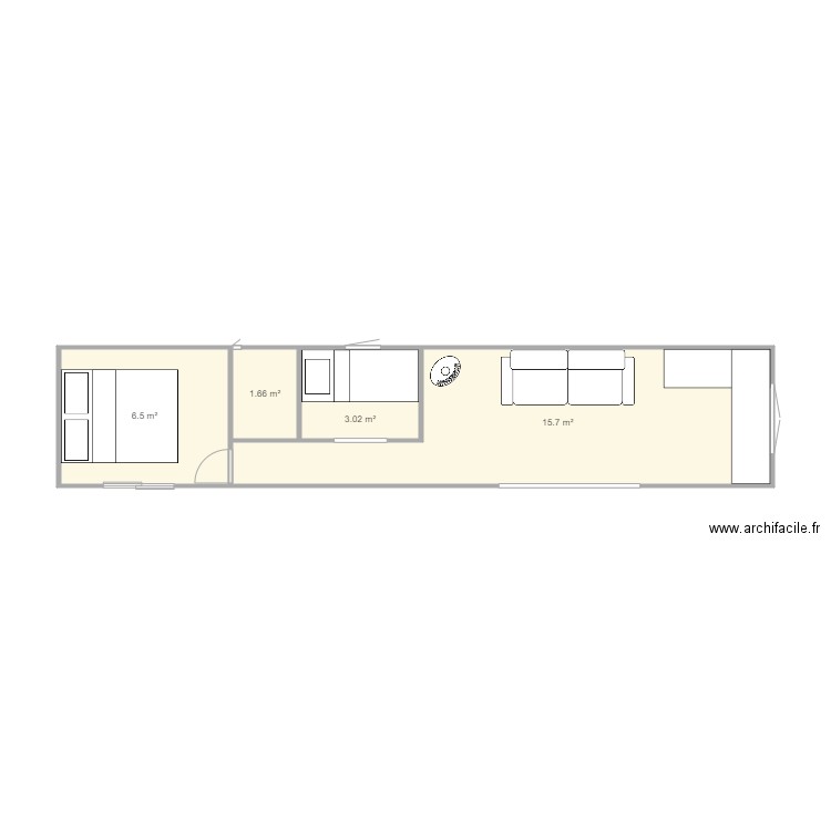 Container 40. Plan de 0 pièce et 0 m2