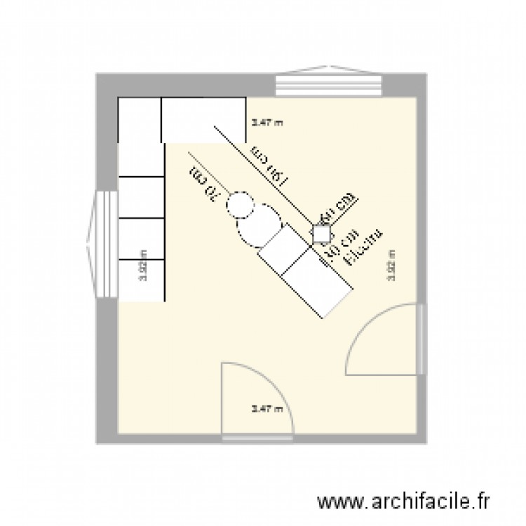 Dr FRANCHI. Plan de 0 pièce et 0 m2