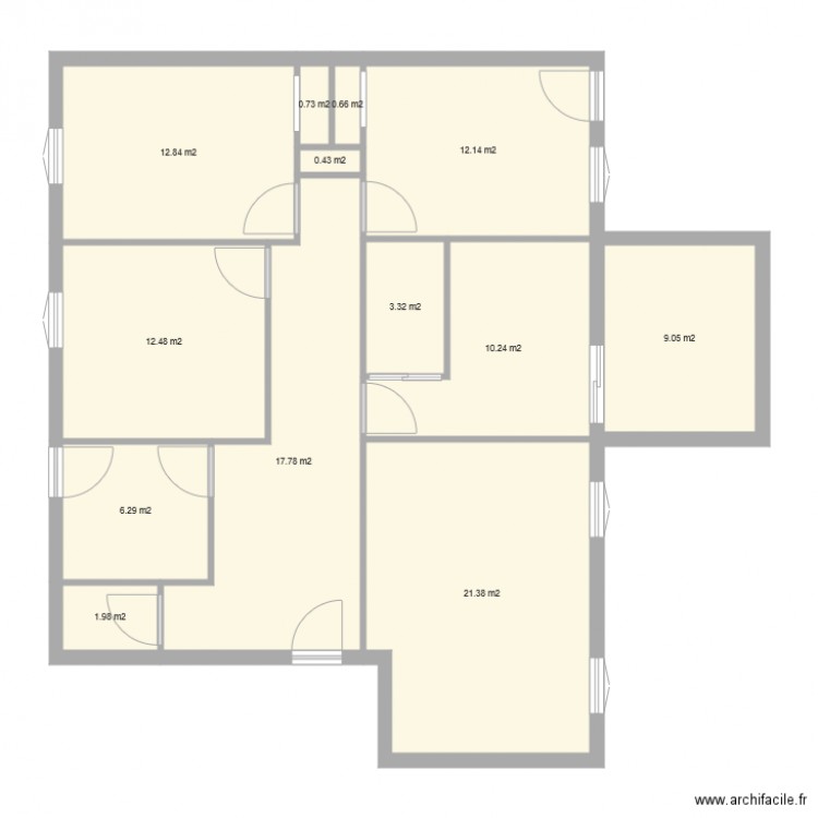 plan of appartement