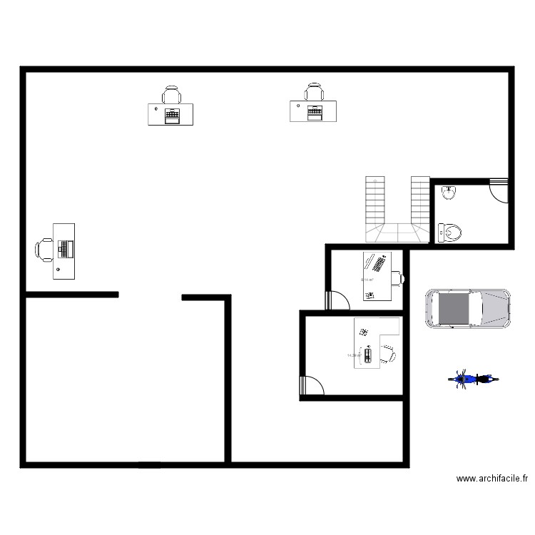 Bodega. Plan de 0 pièce et 0 m2