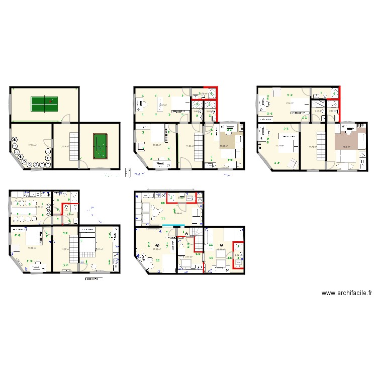 Ryckmans maison6. Plan de 0 pièce et 0 m2