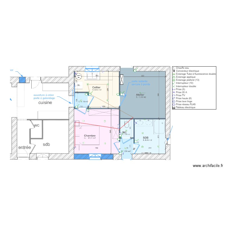 claire. Plan de 0 pièce et 0 m2