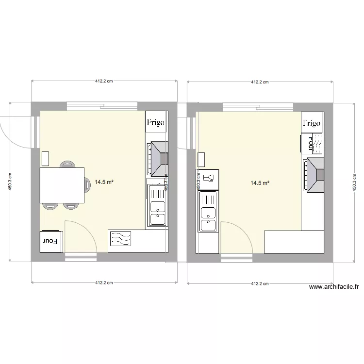 cuisines comparatif. Plan de cuisines comparatif. Plan de
