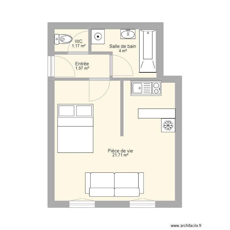CAF13 3830. Plan de 0 pièce et 0 m2