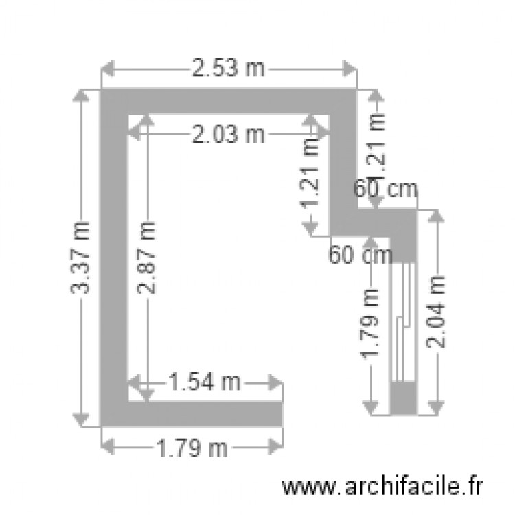 cuisine montorgueil. Plan de 0 pièce et 0 m2