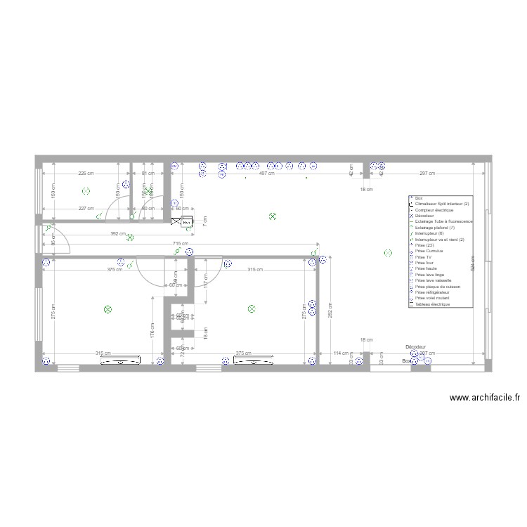 Bécune Electricité. Plan de 0 pièce et 0 m2