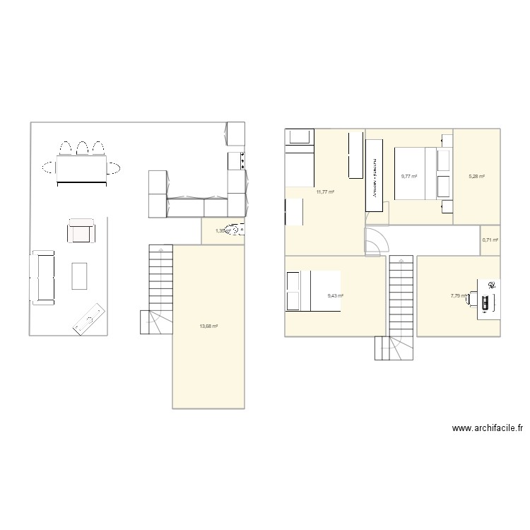 Maison  Bas 1. Plan de 0 pièce et 0 m2