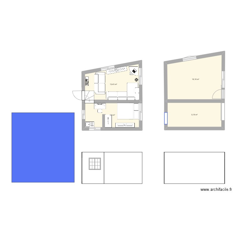 MANGAZAY. Plan de 0 pièce et 0 m2