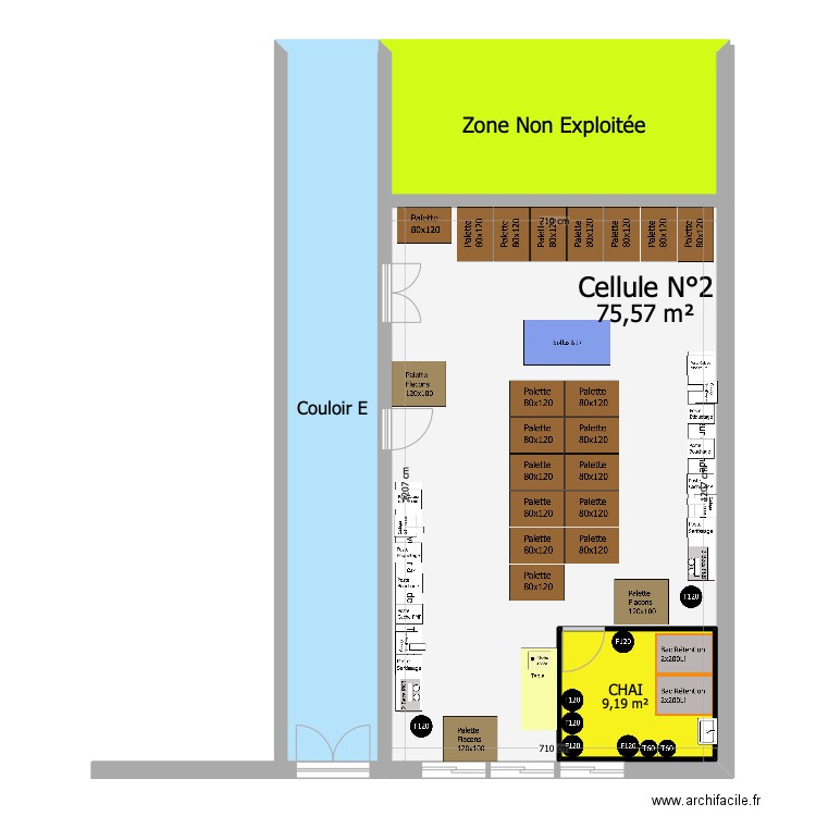 Cellule N°2-3. Plan de 0 pièce et 0 m2