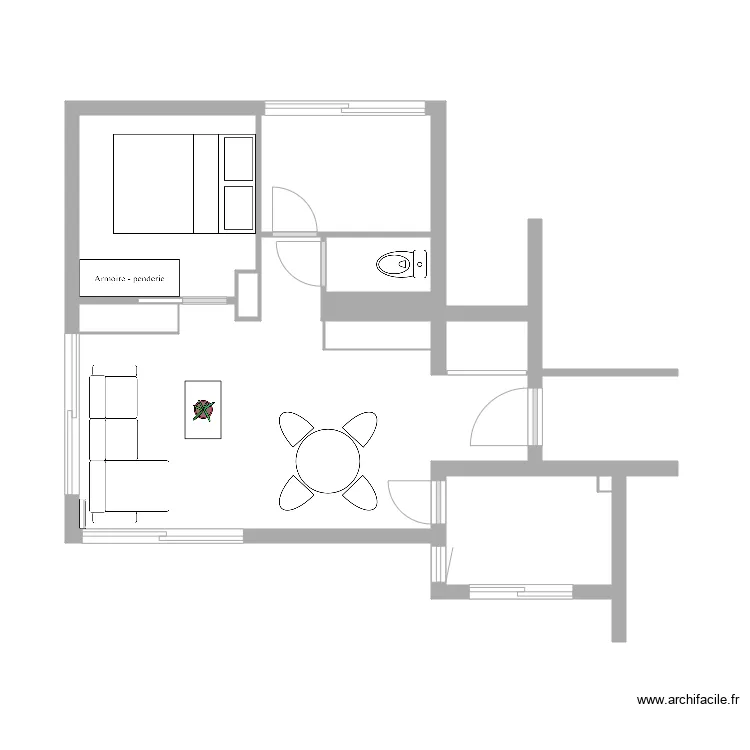 sejour arcachon. Plan de 