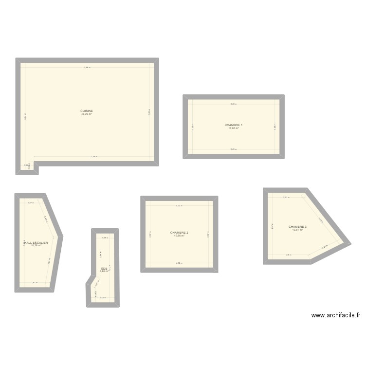 BEORCHIA. Plan de 0 pièce et 0 m2