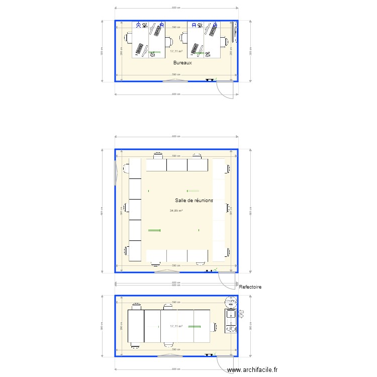 Delsaux Georges. Plan de 0 pièce et 0 m2