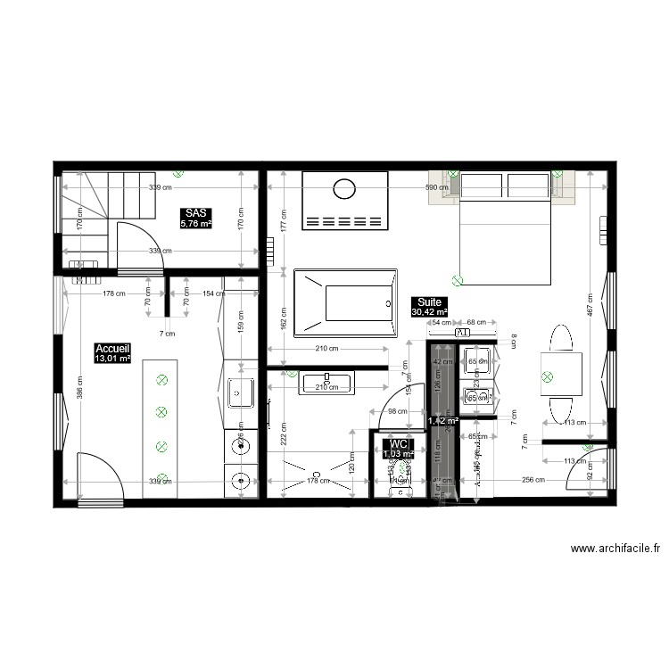 DOLE suite. Plan de 0 pièce et 0 m2