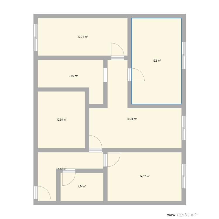 casa luis. Plan de 0 pièce et 0 m2
