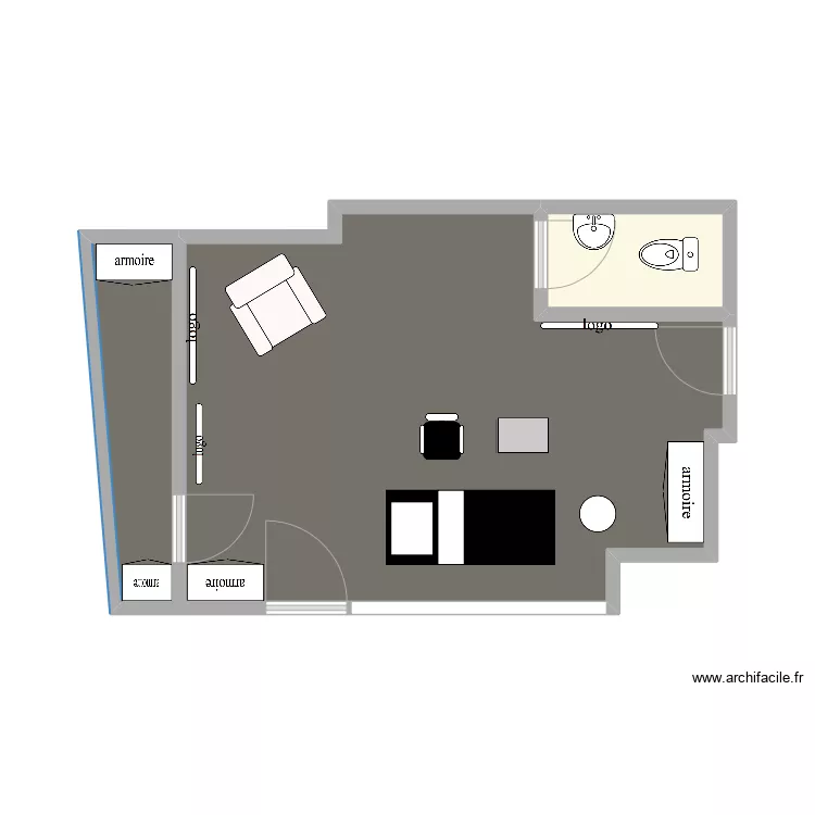 studio tattoo travail. Plan de 