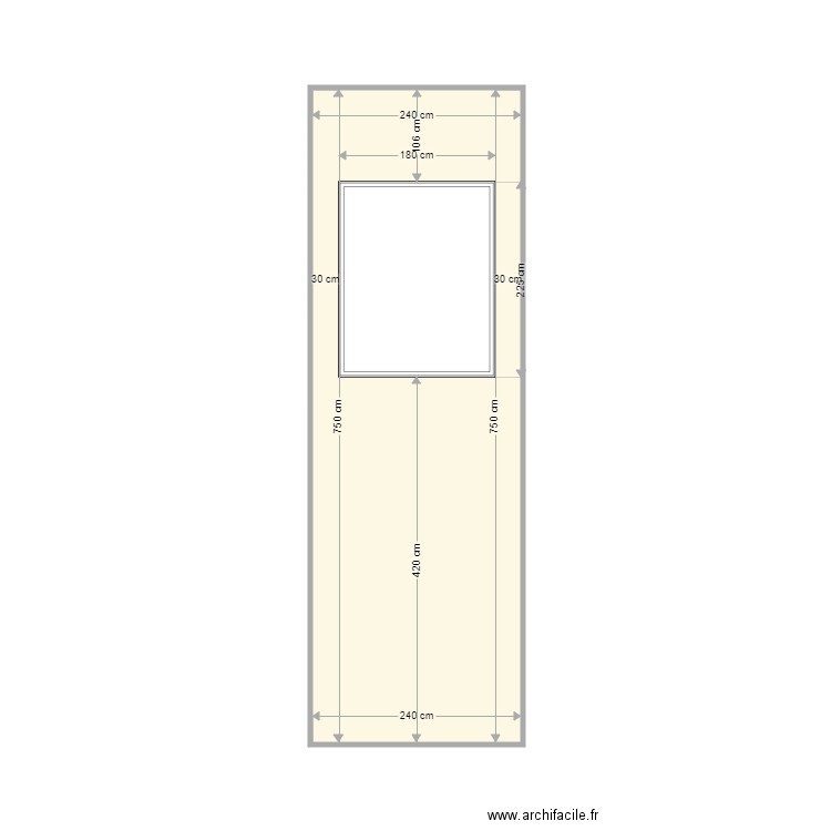 wall 11 4 window X 3. Plan de 0 pièce et 0 m2