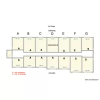 Toilettes par chambres