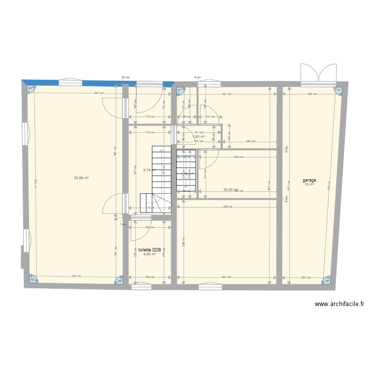  RDCH St Arcons vu par Jonas. Plan de 0 pièce et 0 m2