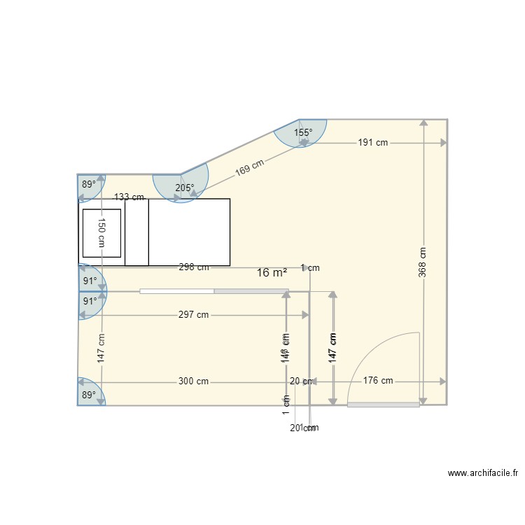 chambre Hameau Standard. Plan de 0 pièce et 0 m2