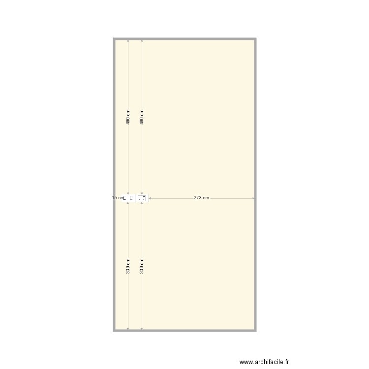 wall 23 4 bathroom 2 plugs X 3. Plan de 1 pièce et 27 m2