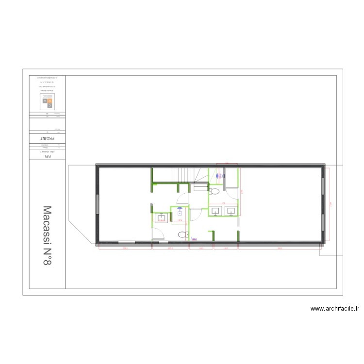 etage futur macassi. Plan de 0 pièce et 0 m2