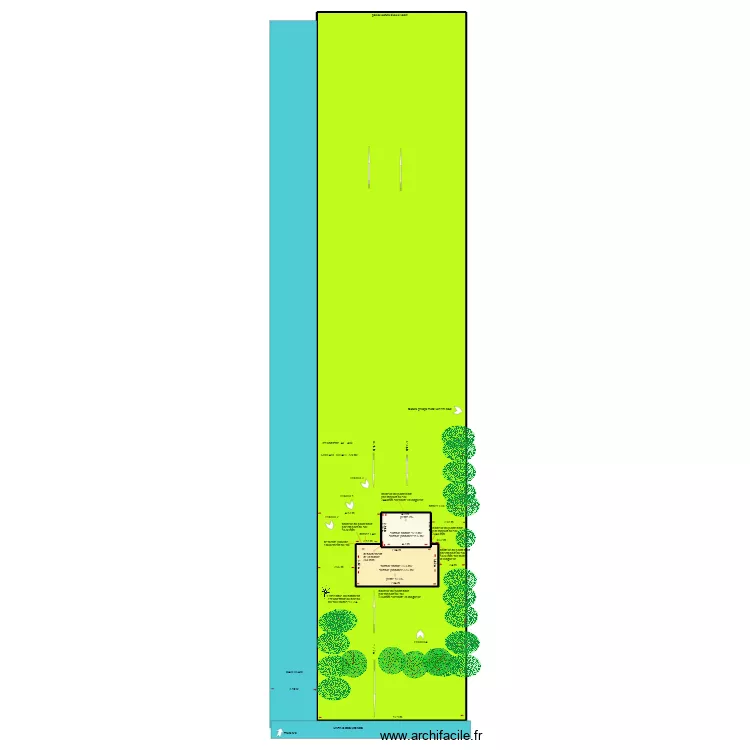 DP2 PLAN DE MASSE ETAT ACTUEL. Plan de 