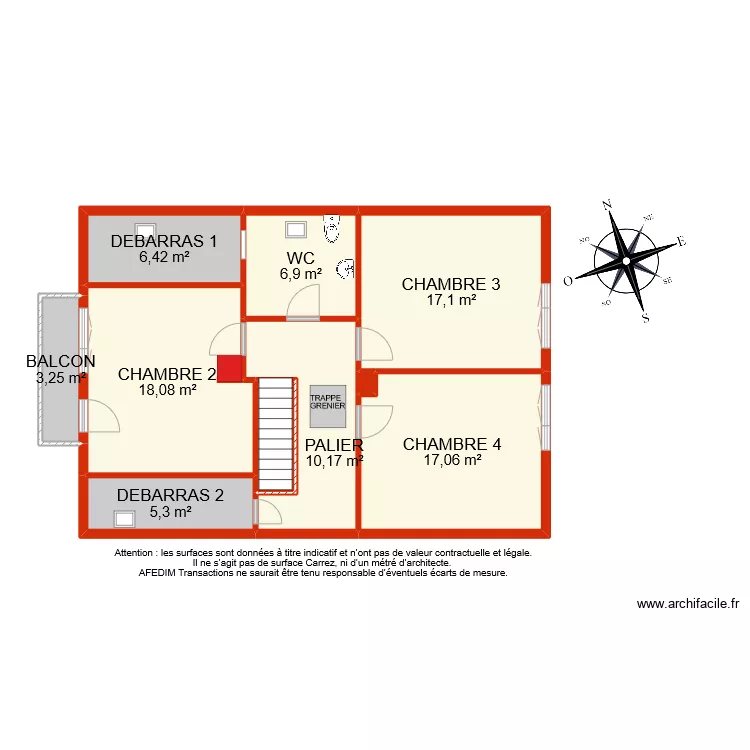 BI 10395 ETAGE. Plan de 