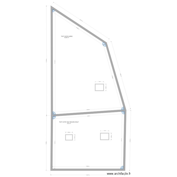 TOIT SALON AVEC VELUX 1. Plan de 0 pièce et 0 m2