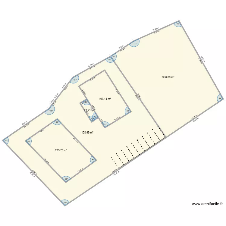 Plan 40 route de Toulouse. Plan de 5 et 3086 m² Plan 40 route de Toulouse. Plan de 5 et 3086 m²