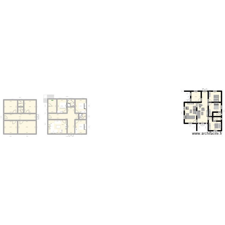 test plan 11m sur 10. Plan de 23 pièces et 256 m2