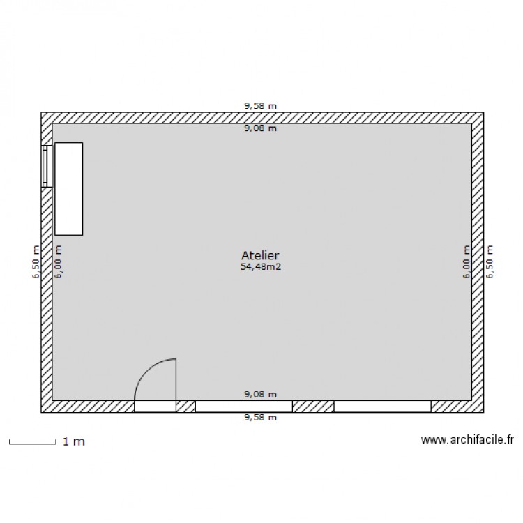 Garage double GD. Plan de 0 pièce et 0 m2