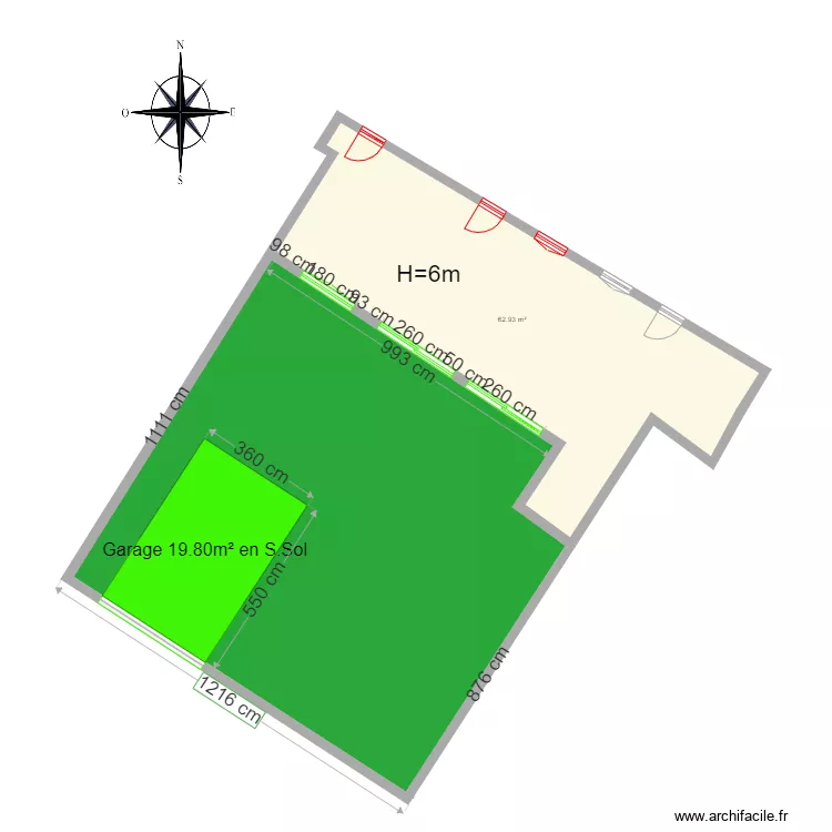 Plan de masse. Plan de 