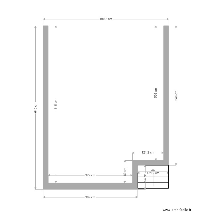 terrasse final. Plan de 0 pièce et 0 m2