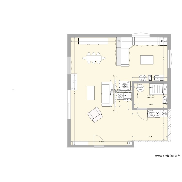 amènagement. Plan de 0 pièce et 0 m2