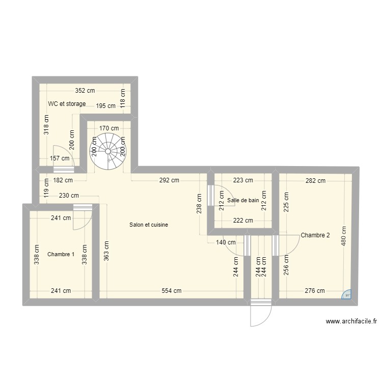 lalande apres. Plan de 0 pièce et 0 m2