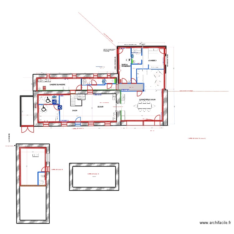 MM MOREAU 2. Plan de 26 pièces et 1266 m2