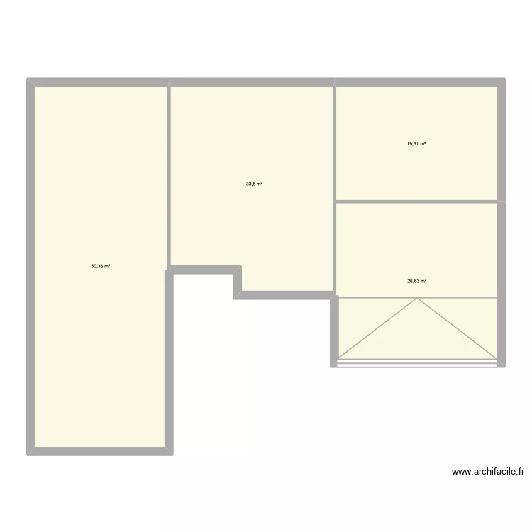 bussy2. Plan de 4 pièces et 130 m²